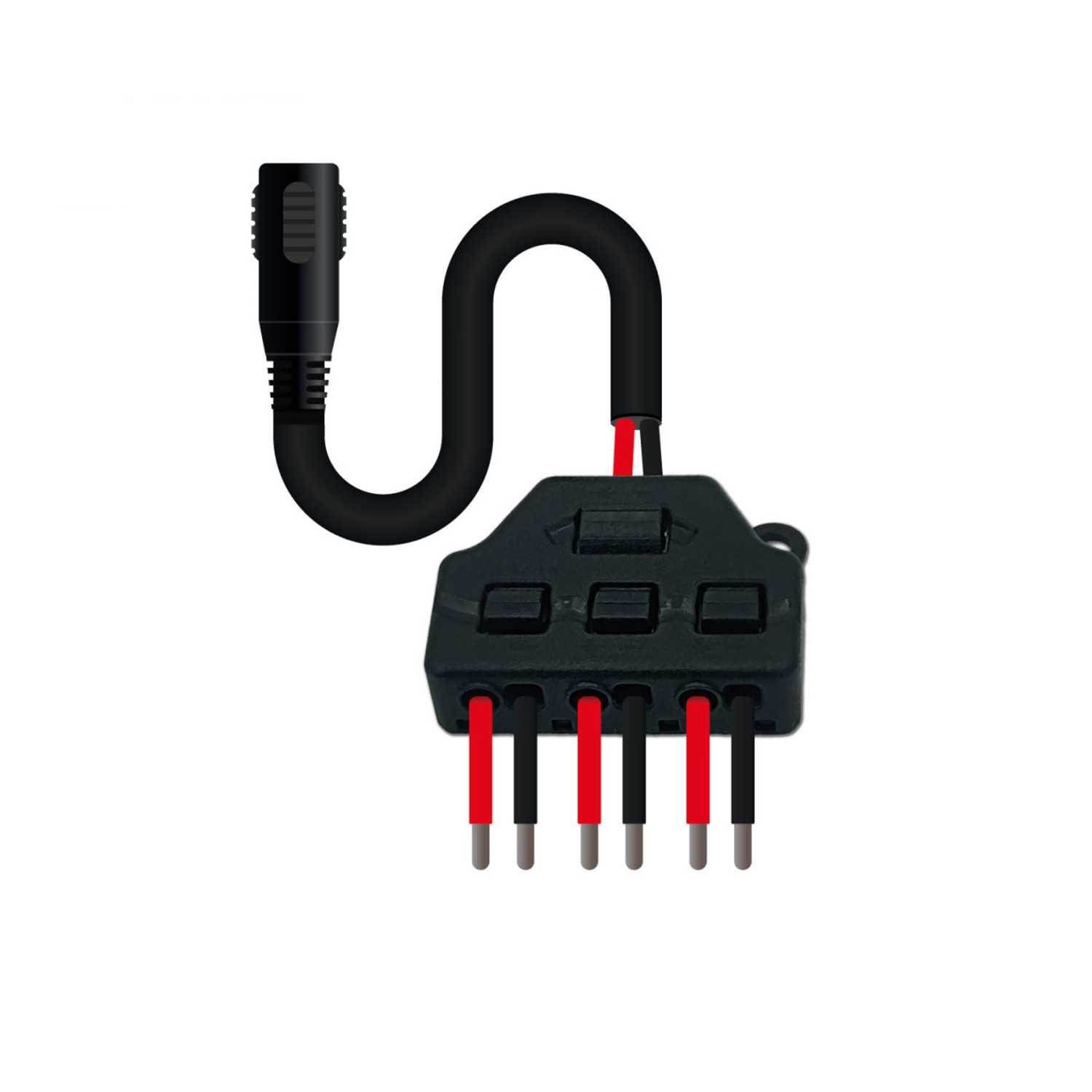 Multiple Fast-Anschluss (x3) + Klinkenbuchse | Hobby-Elektronik Multiple Fast-Anschluss (x3) + Klinkenbuchse | Hobby-Elektronik