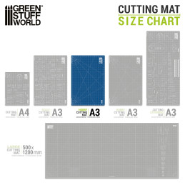 BLAUE Schneidmatte A3 | Schneidematte