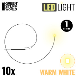 Luces LED BLANCO calido - 1mm Luces LED 1mm