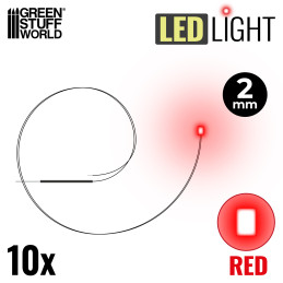 Luci LED ROSSE - 2mm | Luci LED 2mm Luci LED ROSSE - 2mm | Luci LED 2mm