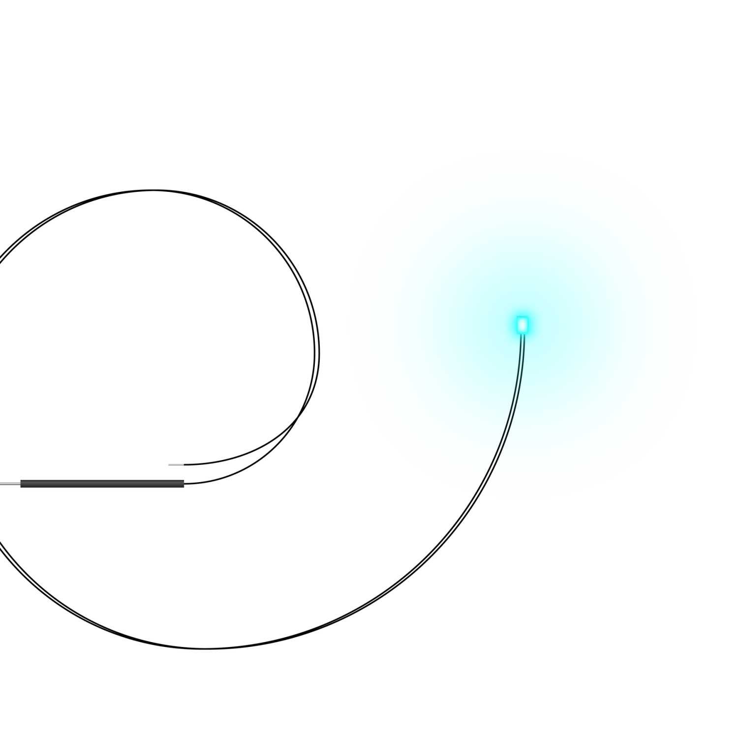Cool White LED Lights - 1mm