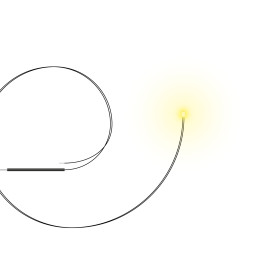 Warm White LED Lights - 1mm