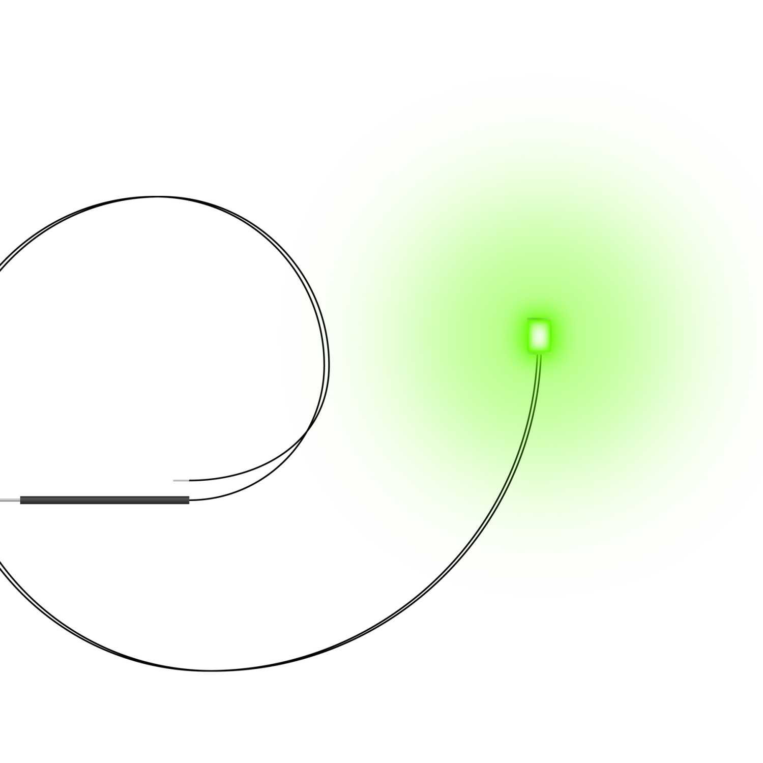 Green LED Lights - 2mm