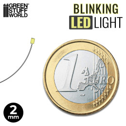 Feux clignotants LED - ROUGE - 2mm | Lumières LED 2mm