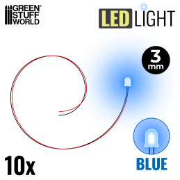 BLUE LED Lights - 3mm | LED Lights 3mm