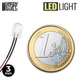 Lumières LED Blanche Chaude - 3mm | Lumières LED 3mm Lumières LED Blanche Chaude - 3mm | Lumières LED 3mm