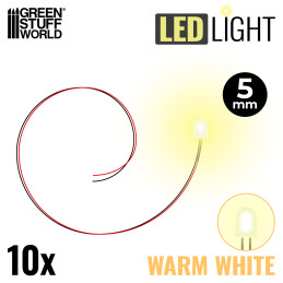 Lumières LED Blanche Chaude - 5mm | Lumières LED 5mm Lumières LED Blanche Chaude - 5mm | Lumières LED 5mm