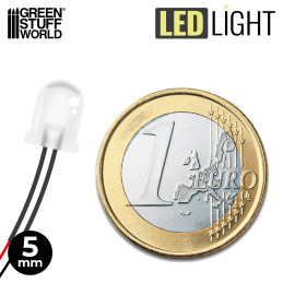 Luces LED BLANCO calido - 5mm Luces LED 5mm