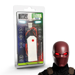 Occhi led flessibili cosplay per maschera - Rosso