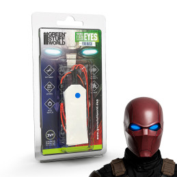 Ojos LED flexibles Cosplay - Azul