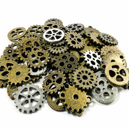 SteamPunk ROUAGES Set 85gr *** 15 mm | Rouages et Engrenages