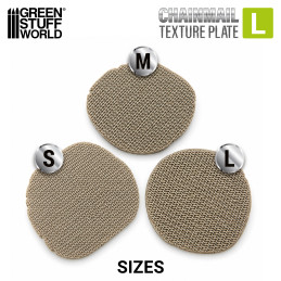Texture Plate - ChainMail - Size L | Chainmail