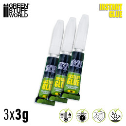 Cianoacrilato istantaneo | Colla Super Attak 3gr (Pack x3)