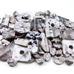 Perlenverbinder flache 85gr klein | Verschlüsse und Ketten