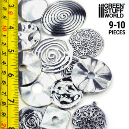 Flat Round LINKS Beads 85gr - LARGE | Clasps and Chains Flat Round LINKS Beads 85gr - LARGE | Clasps and Chains