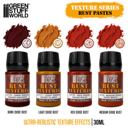 Set di texture ruggine 30ml (Pack x4)