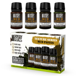 Set di texture di fango 30ml (Pack x4)