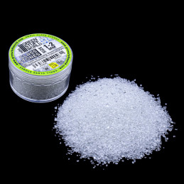 Crushed glass stones 1-2mm | Snow effect