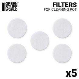 Filtre pour Pot nettoyage aerographe | Accessoires aérographie