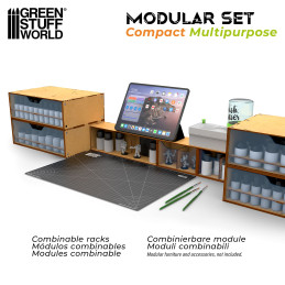 Organizador horizontal compacto multiusos