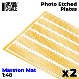 Messing-Tiefdruckbleche - Sandblech MARSTON MATS 1/48 | Photogeätzte Sandbleche