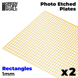 Plaques de Photogravées - Grands Rectangles | Photodécoupe Grille Maille Plaques de Photogravées - Grands Rectangles | Photodécoupe Grille Maille