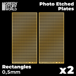 Photo-etched Plates - Small Rectangles | Photo etch Mesh Plates