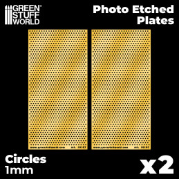 Photo-etched Plates - Large Circles | Photo etch Mesh Plates