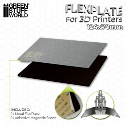 Flexplates For 3d Printers - 124x70mm | Flex Plates for 3D Printers Flexplates For 3d Printers - 124x70mm | Flex Plates for 3D Printers