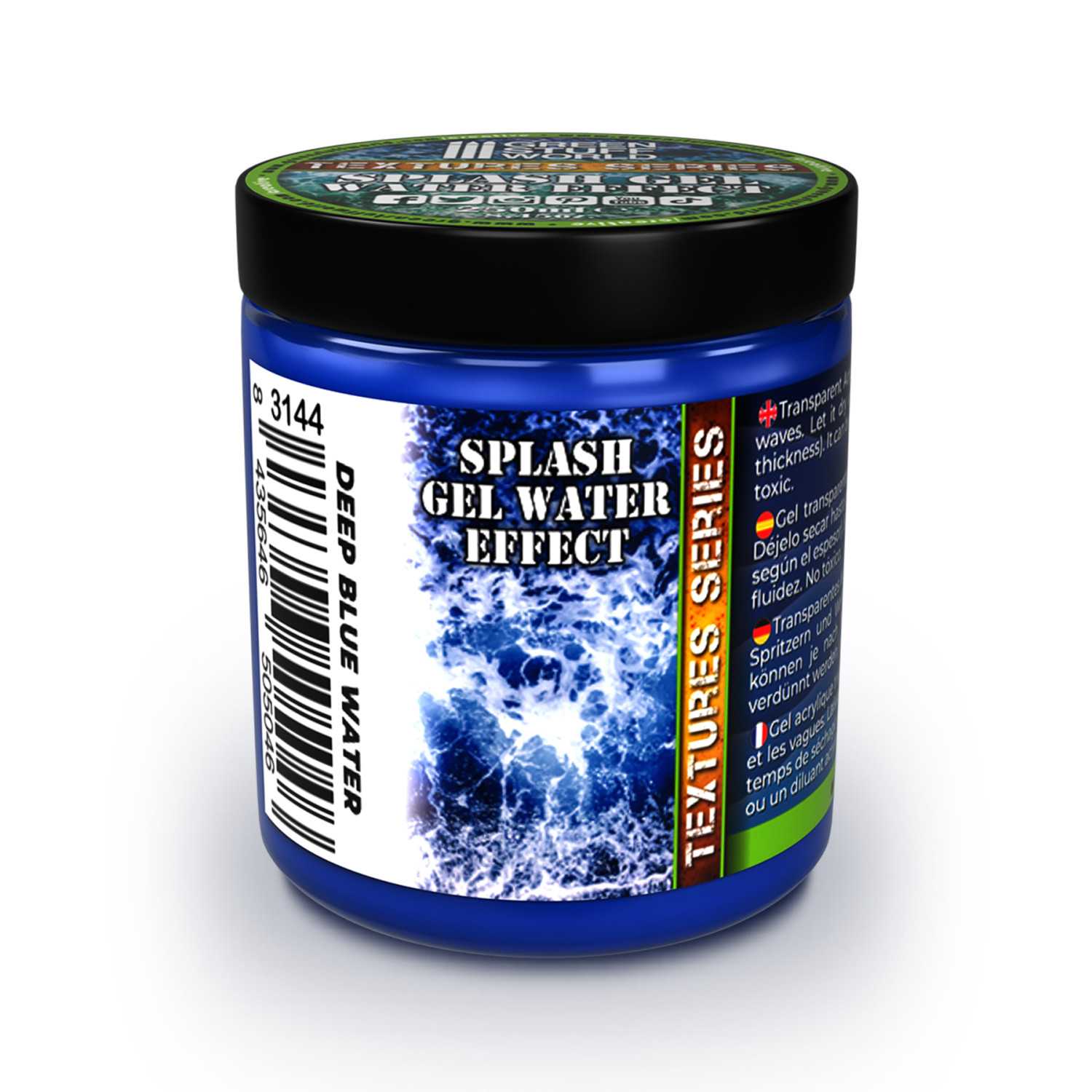 Gel à effet d'eau - Bleu foncé 250ml | Gel d'eau Gel à effet d'eau - Bleu foncé 250ml | Gel d'eau