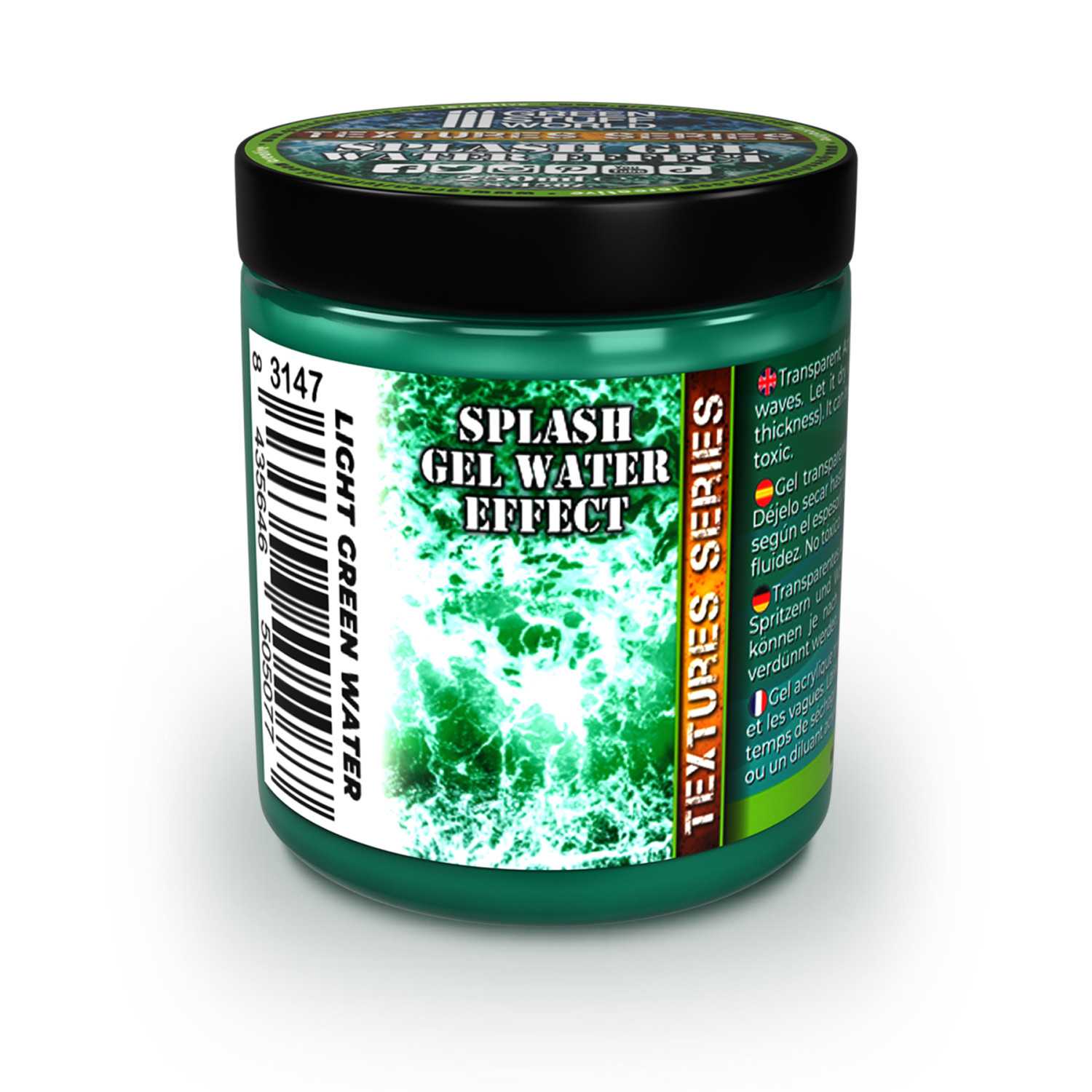 Gel efecto agua - Verde Claro 250ml Gel efecto agua Gel efecto agua - Verde Claro 250ml Gel efecto agua