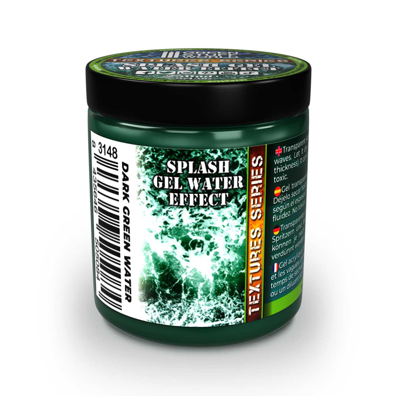 Water effect Gel - Dark Green 250ml | Water gel Water effect Gel - Dark Green 250ml | Water gel