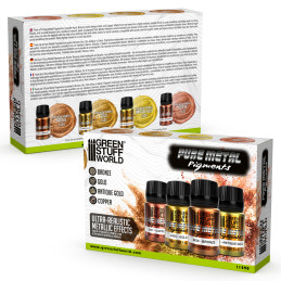 Set de pigments métalliques 30 ml (Pack x4)