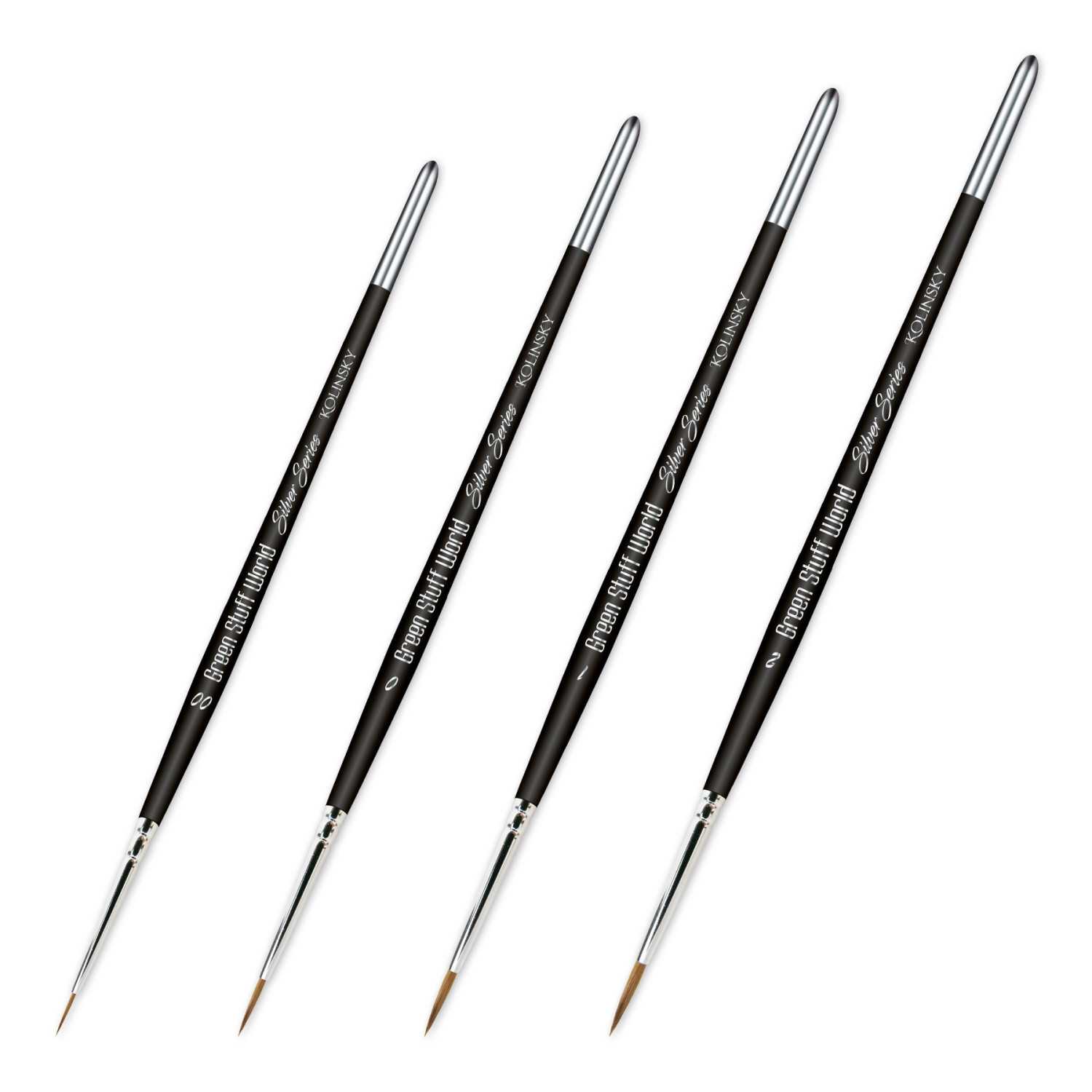 SILVER SERIES Set Pinceles Kolinsky Pinceles Kolinsky