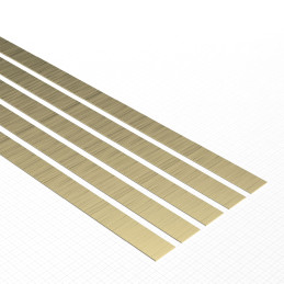 Flat Brass Profile 0.2 x 6mm | Brass