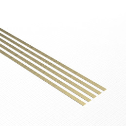 Profilé plat en laiton 0.2 x 2mm | Laiton