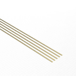 Profilé plat en laiton 0.2 x 1 mm | Laiton
