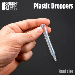 50x Pipetas Cuentagotas Desechables Aerografia