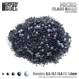 Mixed Micro Glass Balls (0.5-1.5mm) | Micro Balls Mixed Micro Glass Balls (0.5-1.5mm) | Micro Balls