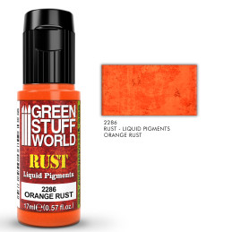 Pigments liquides rouille orange
