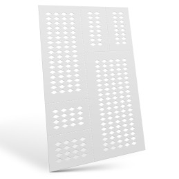 Flexible Schablonen - HARLEKIN S (6x3mm) | Airbrushschablonen