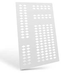 Stencil Flessibili - ARLECCHINO M (9x5mm) | Stencil flessibili
