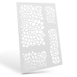 Stencil Flessibili - PELLE DI RETTILE (9mm ca.) | Stencil flessibili