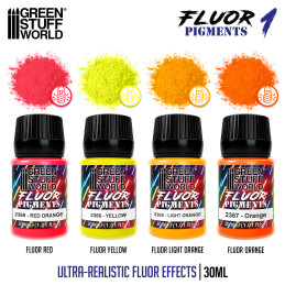 Set fluor pigmenten 30 ml - Nr. 1 (4er-Pack) Set fluor pigmenten 30 ml - Nr. 1 (4er-Pack)