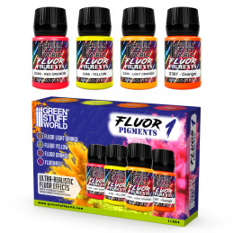 Set di pigmenti fluor 30 ml - Numero 1 (Pack x4)