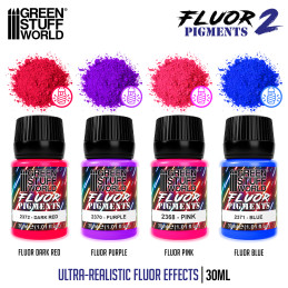 Fluor pigments Set 30ml - No. 2 (Pack x4) Fluor pigments Set 30ml - No. 2 (Pack x4)