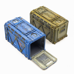 Contenedores Blindados Sci-Fi de Plástico (Pack x2) Contenedores Blindados Sci-Fi de Plástico (Pack x2)