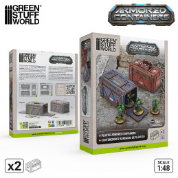 Gepanzerte Sci-Fi-Container (Pack x2) Gepanzerte Sci-Fi-Container (Pack x2)