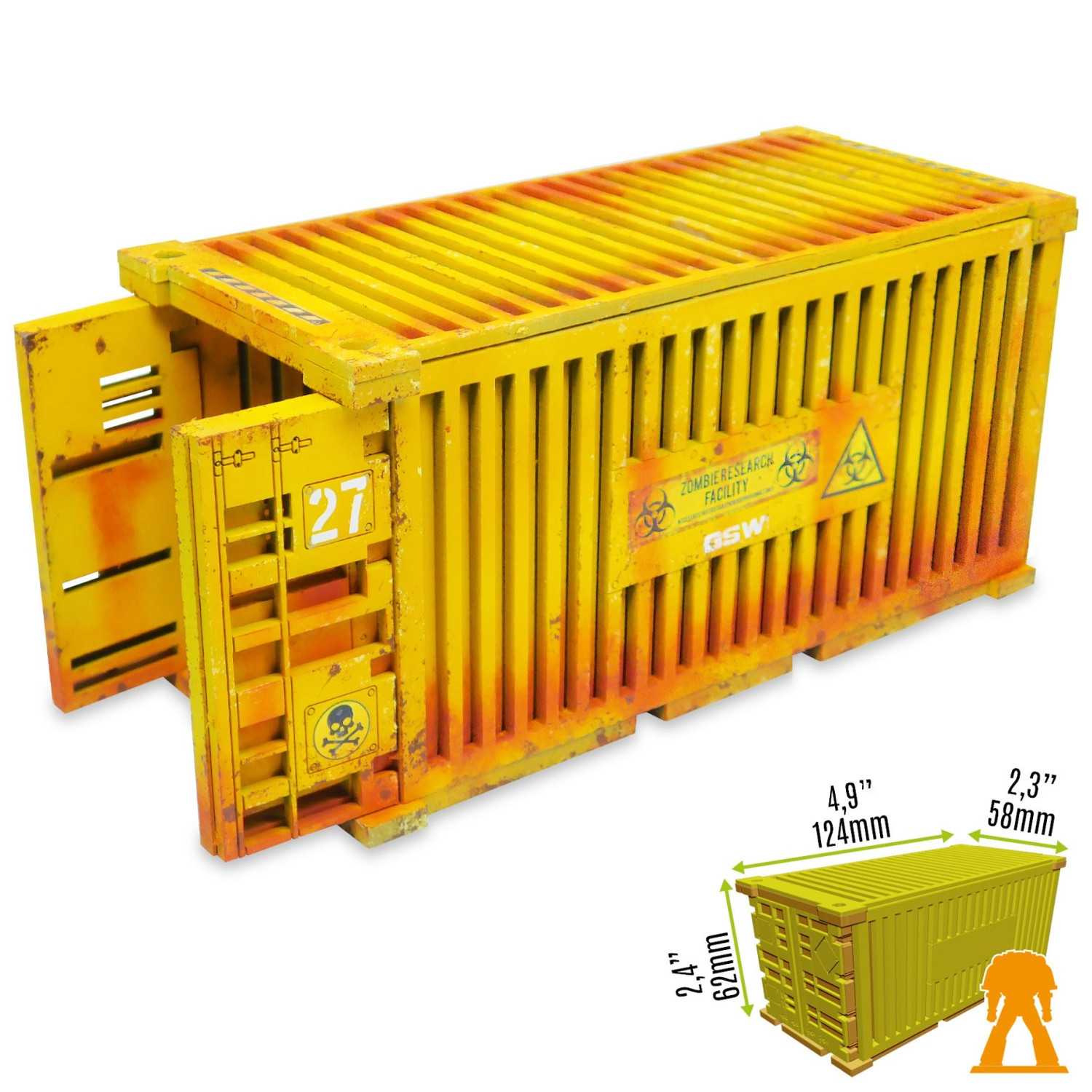 Klassischer 20 Fuß Container | MDF Holz Klassischer 20 Fuß Container | MDF Holz