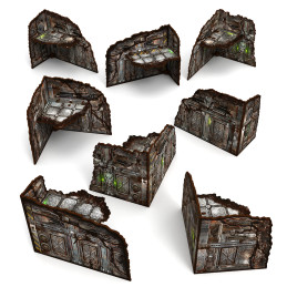 Vorbeschichtete Faltgebäude 11. Auflage (8er-Pack)